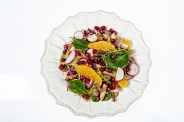 Plate With Salad