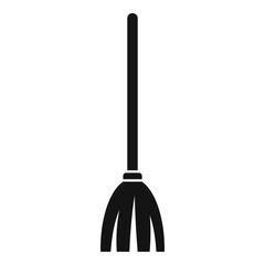 Room service broom icon. Simple illustration of room service broom vector icon for web design isolated on white background