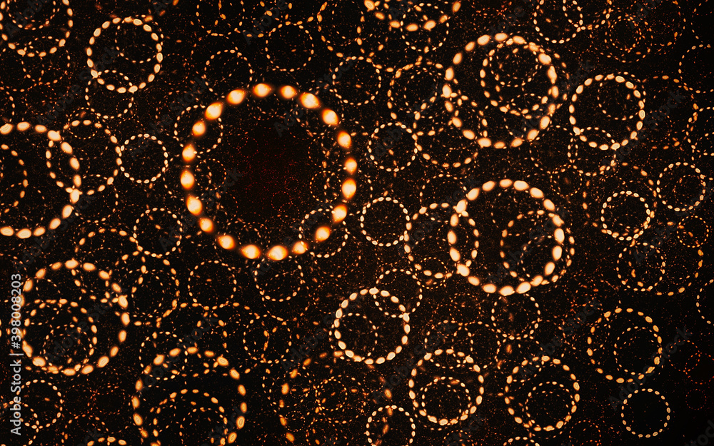 Fototapete abstract illustration background image patterns in the form of lines and geometric shapes intersecti