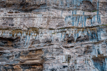 Wavy Cave ( Cau Cave) with Great cliffs on Ly Son Island, Quang Ngai Province, Vietnam