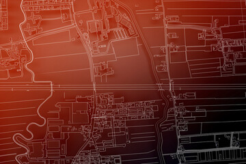 cartography map city