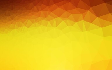 Light Orange vector low poly layout.