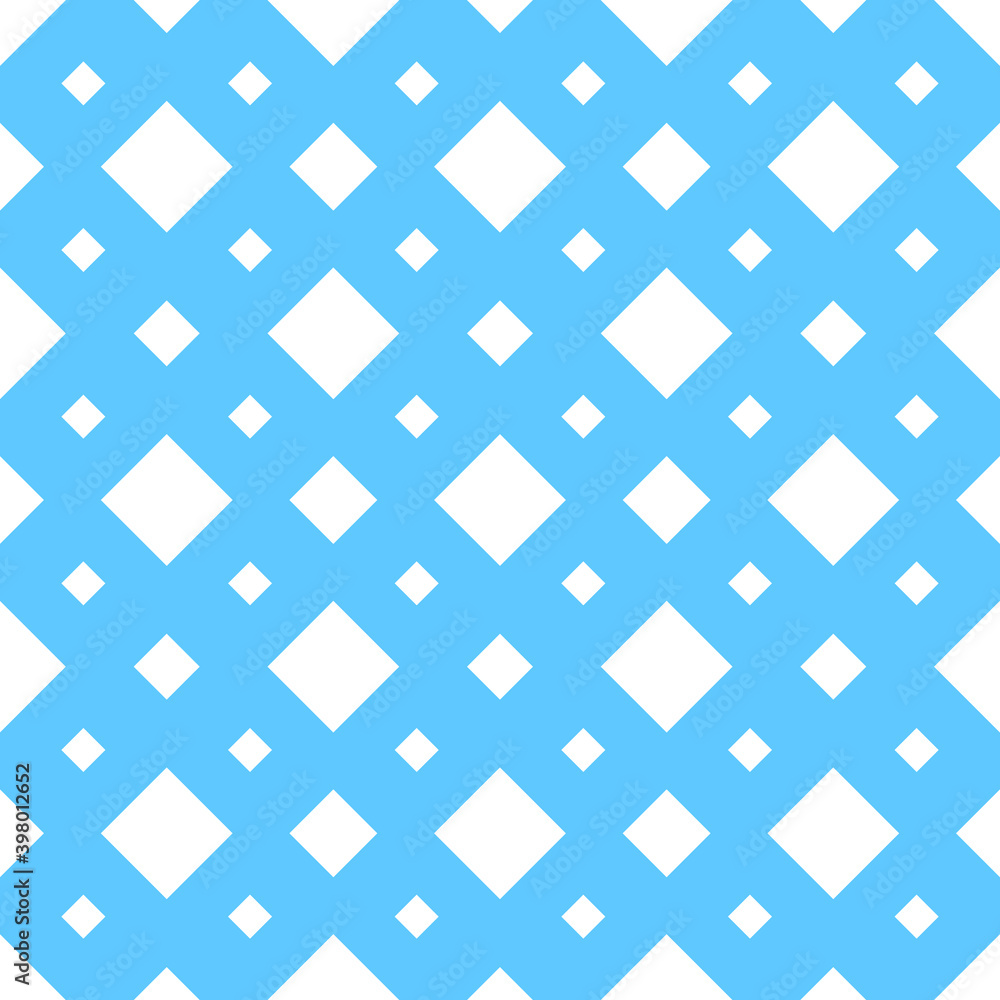 Poster white dots on a blue backgrounds. abstract seamless mosaic background. pixels backdrop.