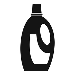 Cleaner plastic bottle icon. Simple illustration of cleaner plastic bottle vector icon for web design isolated on white background