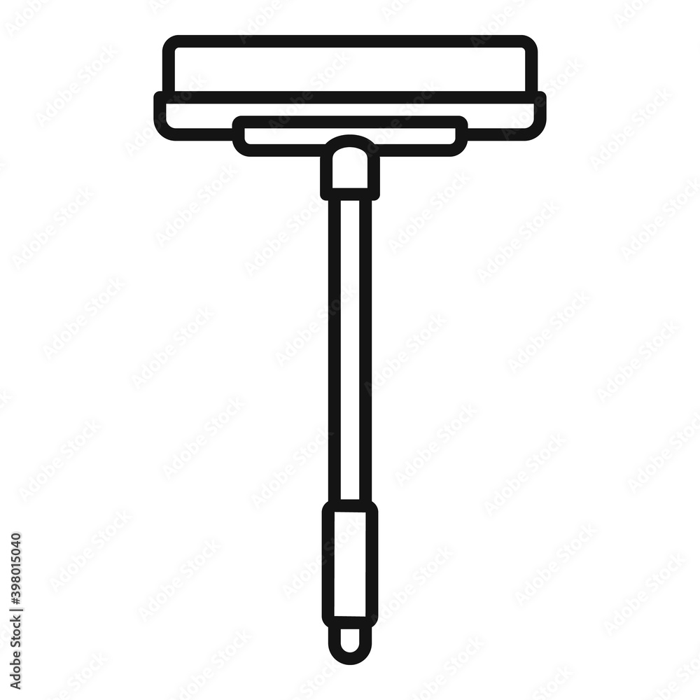 Poster cleaning sponge mop icon. outline cleaning sponge mop vector icon for web design isolated on white b