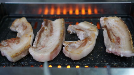 Pork barbeque in Jeju, Korea