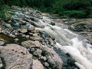 river in the mountains