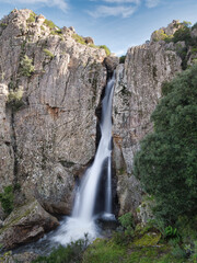 waterfall in the north sardinia,Italy