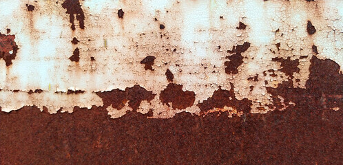 Rust of metals.Corrosive Rust on old iron.Use as illustration for presentation.	