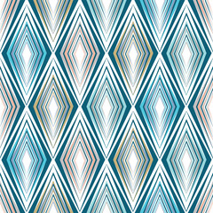 Seamless African Rhombus Pattern for Fabric and Textile Print
