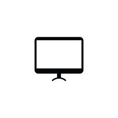 Monitor Simple Icon Vector Illustration
