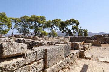 The Archaeological Site of Phaistos in Crete