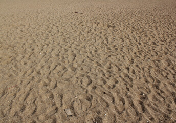  sand pattern of a beach in the summer