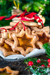 Stained glass window biscuits