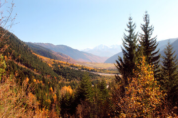 autumn in the mountains