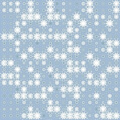 christmas background with snowflakes