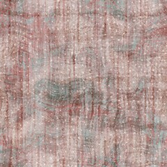 Seamless old aged tapestry rug kilim pattern. High quality illustration. Sun bleached red, burnt orange, and turquoise blue colored vintage Turkish style rug design. Antique carpet graphic design.