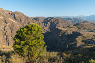 mountainous landscape in southern Spain