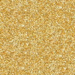 Elegant small golden glitter, sparkle confetti texture. Christmas abstract background. Ideal seamless pattern.