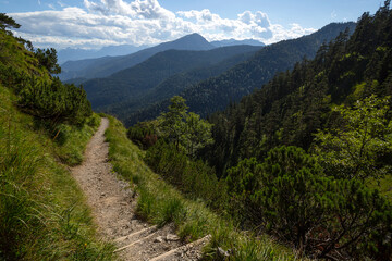 Obraz premium Herzogstand mountain, Bavaria, Germany