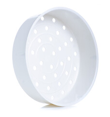 Steamer bowl in a multicooker on white background isolation