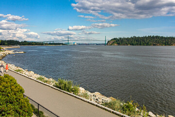 Lions Gate Bridge, Vancouver, British Coloumbia, Kanada