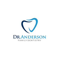 Dental Care Logo Design Vector Inspiration