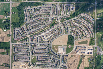 Wohnviertel in Nordamerika