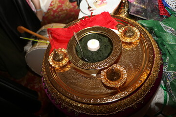 Turkish wedding  henna night tray