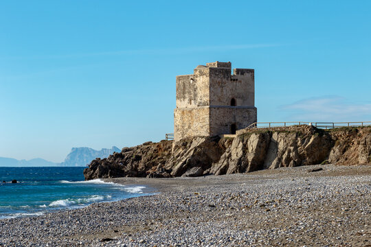 Beach of Torre de la Sal, Casares, Malaga, Spain