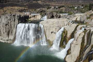 Rainbow over Twin Falls