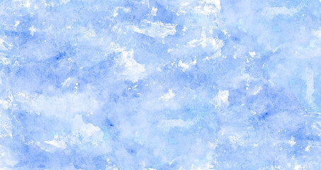 水、氷のイメージ背景、水彩テクスチャ