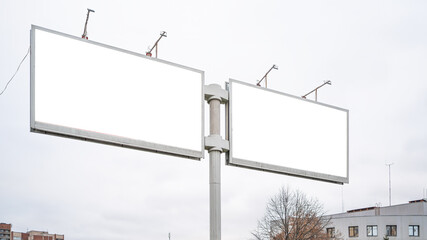 Big billboard double. Two billboards side by side.