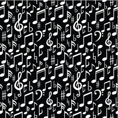 seamless pattern with design elements . Vector