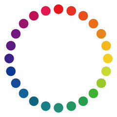 the 24 hue color circle 02