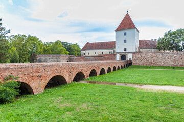 Fototapeta na wymiar Sarvar Castle (Nadasdy var), Western Transdanubia, Hungary