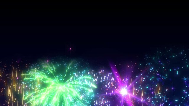 firework glow particle explosion animation