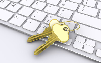 キーボードと鍵