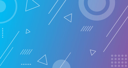 Gradient geometric shape background Premium Vector illustration