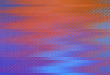 Light Blue, Yellow vector backdrop with memphis shapes.