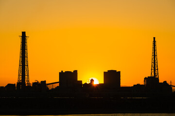 夕日