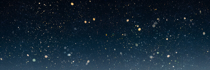 a christmas night sky background with blur