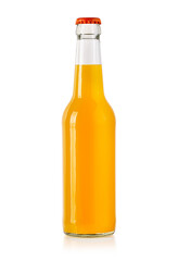 bottle non-alcoholic drink isolated on white