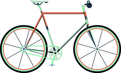 Classic road bicycle / bike
Stylish hipster bicycle isolated on white background