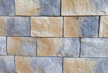 Brick wall background multicolored