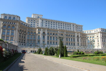 Fototapeta na wymiar Palace of Parliament of Bucharest, Romania