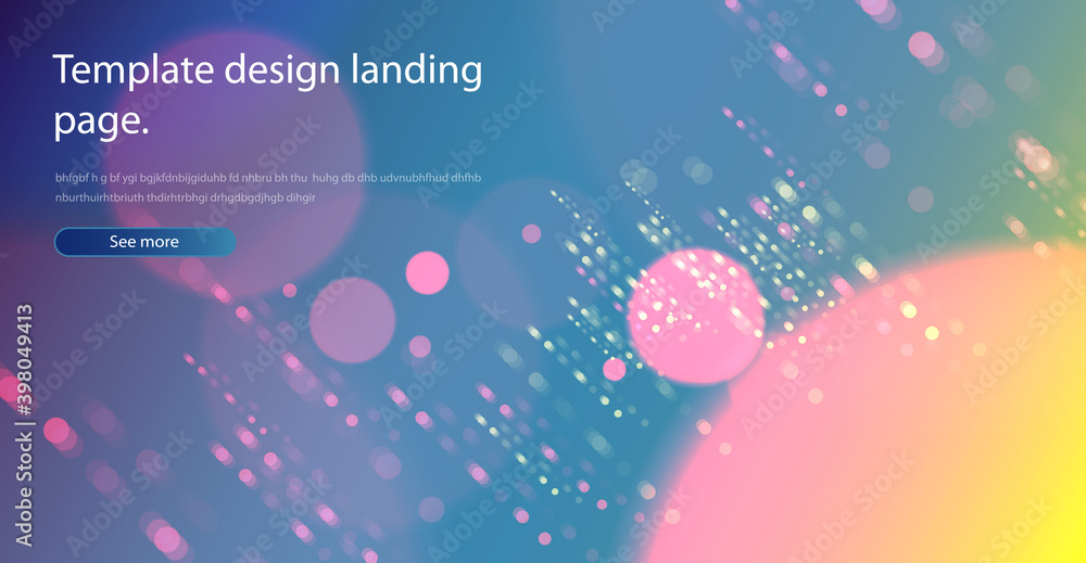 Poster abstract background design wavy lines in perspective technology, science, future style for posters o