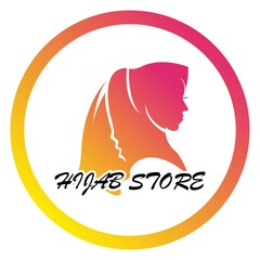 hijab logo template for muslim woman wear store or boutique logo
vektor eps 10