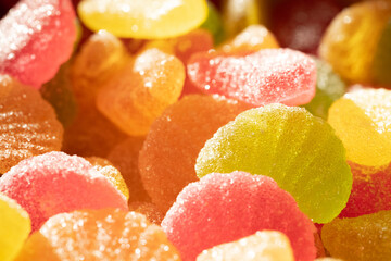 Marmilade candies of different colors