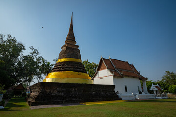 Wat Tra Phang Thong Temple at the Sukhothai Historical Park, Sukhothai Province - Thailand. This is public property, no restrict in copy or use.